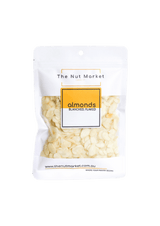 Blanched Almond Flakes in 150g Nut Market bag.