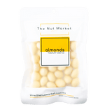 Yoghurt Coated Almonds in 200g Nut Market Packet.