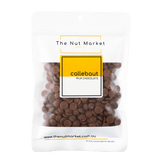 Callebaut Milk Chocolate Callets in 200g Nut Market packet.