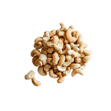 Small pile of Cashews Roasted and Salted.