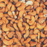 Close up of bulk Cashews Roasted and Salted.