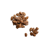 Scattered pile of Cinnamon Almonds.