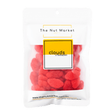 Strawberry Clouds lollies in 160g Nut Market packet.