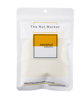 Desiccated Coconut in 100g Nut Market bag.