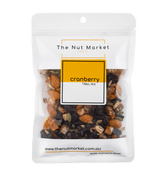 Cranberry Trail Mix in 200g Nut Market bag.