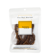 Australian Dried Banana in 150g Nut Market bag.