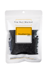 Dried Blueberries in 200g Nut Market bag.