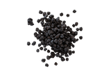 Small pile and scattering of Dried Blueberries.