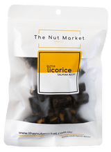 Salmiak Rocks in 200g Nut Market packet.