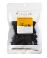 Triple Salted Dutch Licorice in 200g Nut Market packet.