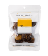 Organic Figs in 200g Nut Market bag.