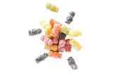Scattering of Dusted Jelly Babies.
