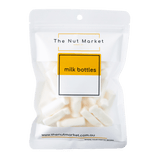 Milk Bottle lollies in 150g Nut Market packet.