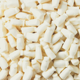 Close up of bulk Milk Bottles lollies.