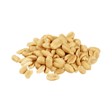 A small heap of Dry Roasted Peanuts .