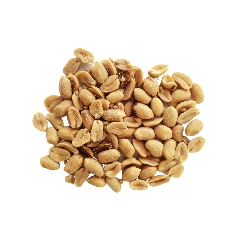 Small cluster of Peanuts Roasted and Salted. 