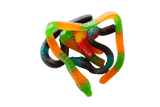 Gummy Python snake lollies.