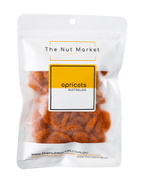 Dried Apricots Australian in 200g Nut Market Bag.