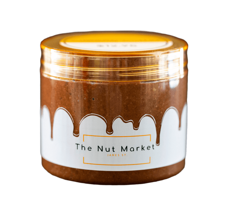 Small 300g Nut Market Jar of Chocolate Almond Butter.