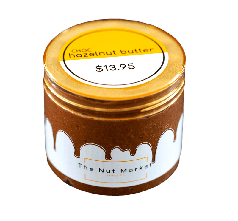 Small 300g Nut Market Jar of Chocolate Hazelnut Butter.