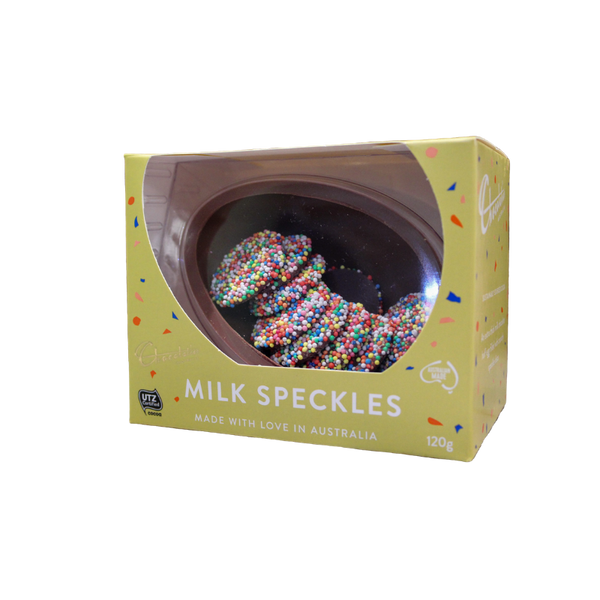 Chocolatier Milk Choc Speckles Egg