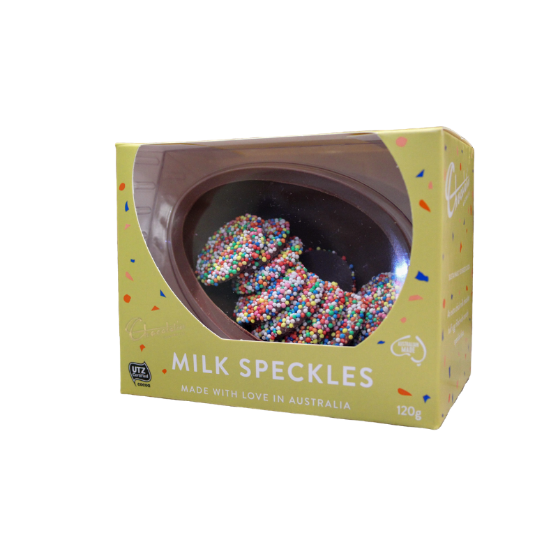 Chocolatier Milk Choc Speckles Egg