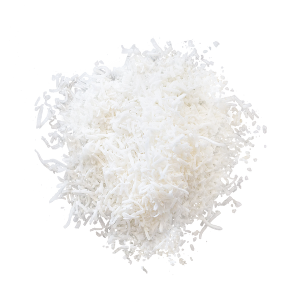 Small pile of Shredded Coconut.