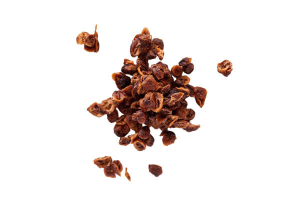 Small pile of Organic Dried Cranberries.