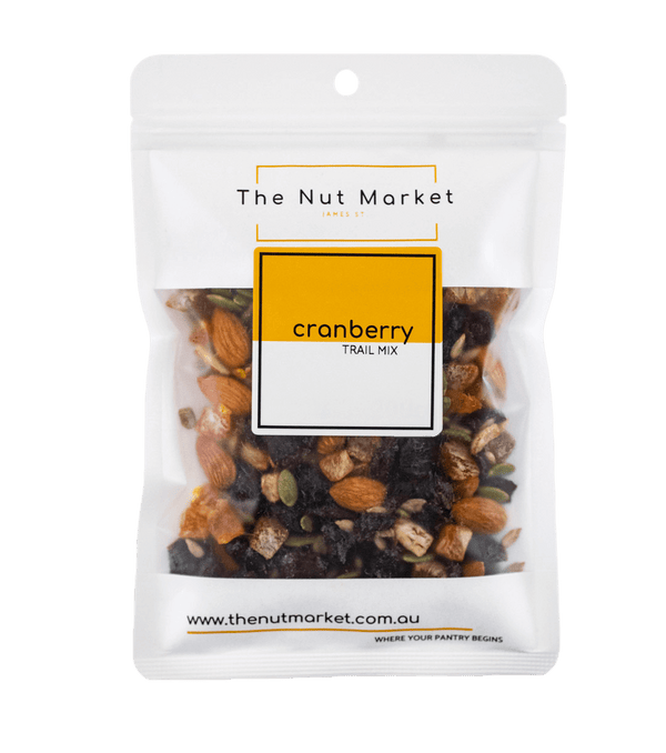 Cranberry Trail Mix in 200g Nut Market bag.