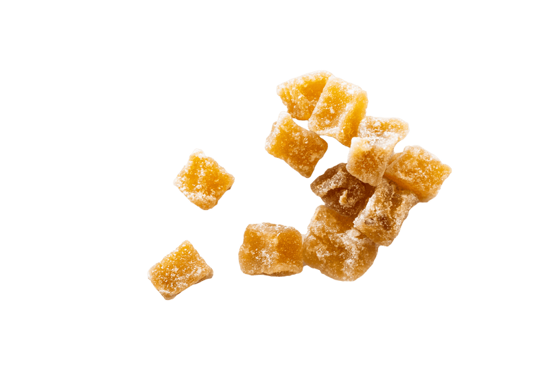 Small scattering of Crystallised Ginger.