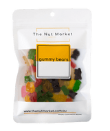 Gummi Bears in a 200g Nut Market packet.