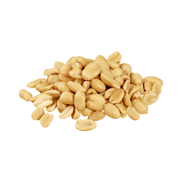 A small heap of Dry Roasted Peanuts .