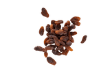 Small scattered pile of Raisins.