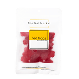 Red Frogs Lollies in 200g Nut Market packet.