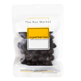 Dark Chocolate Superberries in 180g Nut Market Packet.
