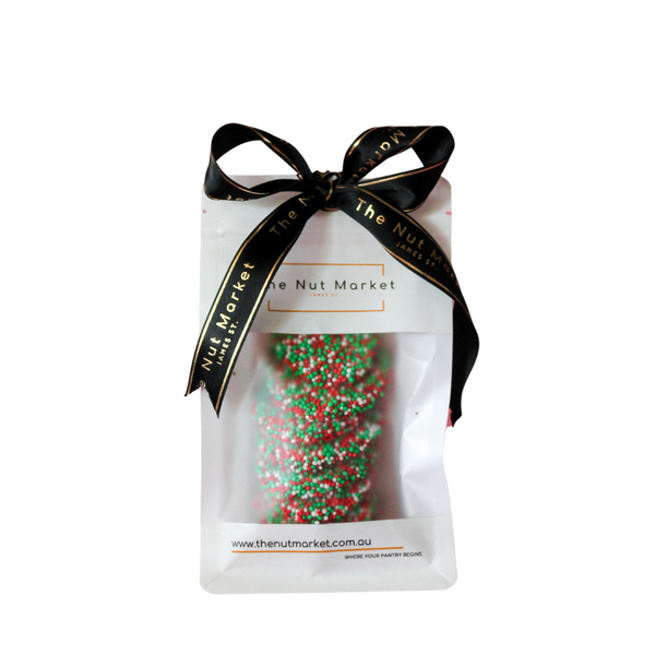 Giant Chocolate Freckles Christmas in 150g Nut Market Gift Bag.