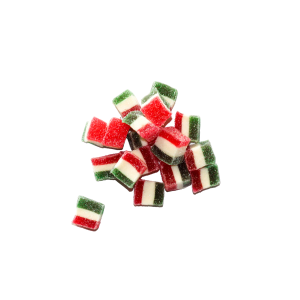 Small pile of Jolly Jellies Christmas Lollies